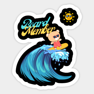 Member of the Board Sticker